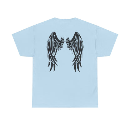 Be Brave Fly High Unisex Heavy Cotton Tee with Wings