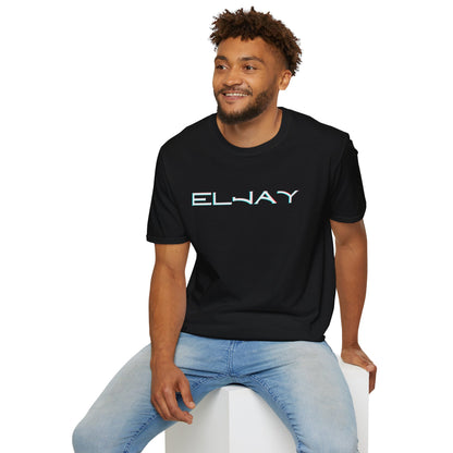 Trendy Unisex Softstyle T-Shirt with 'ELWAY' Graphic - Perfect for Casual Wear and Gifts