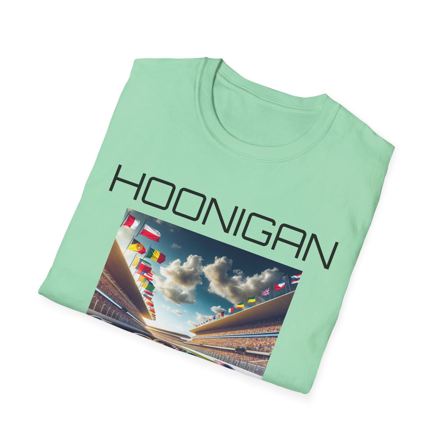 Hoonigan Racing Unisex Softstyle T-Shirt - Cool and Stylish Graphic Tee for Car Enthusiasts