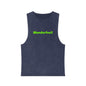 Unisex Stonewash wanderlust Tank Top