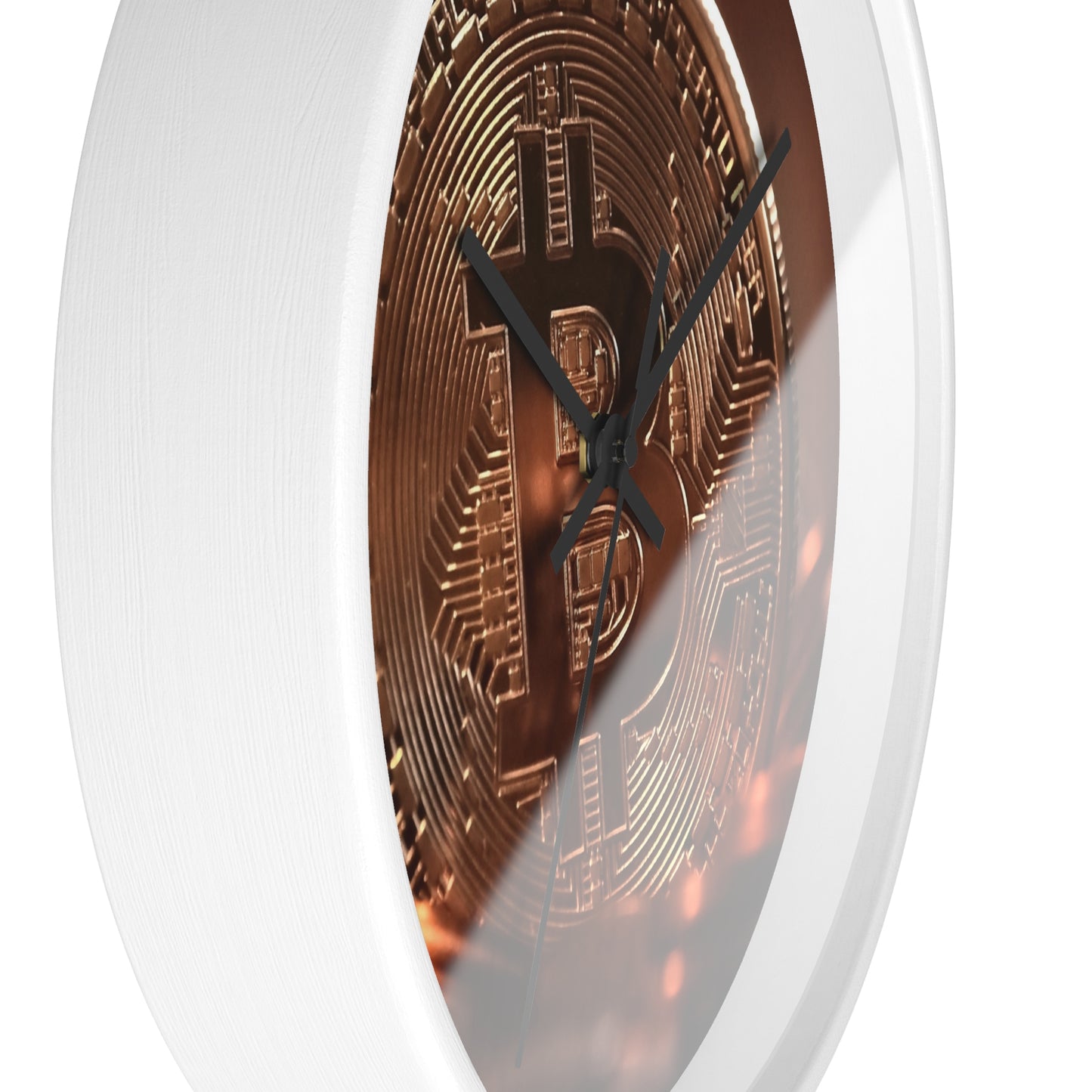 Bitcoin Wall Clock - Stylish Cryptocurrency Decor for Tech Lovers