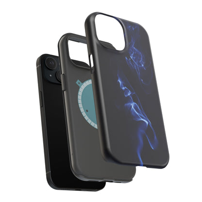 Elegant Smoke Design Magnetic Tough Cases for iPhone - Stylish Protection