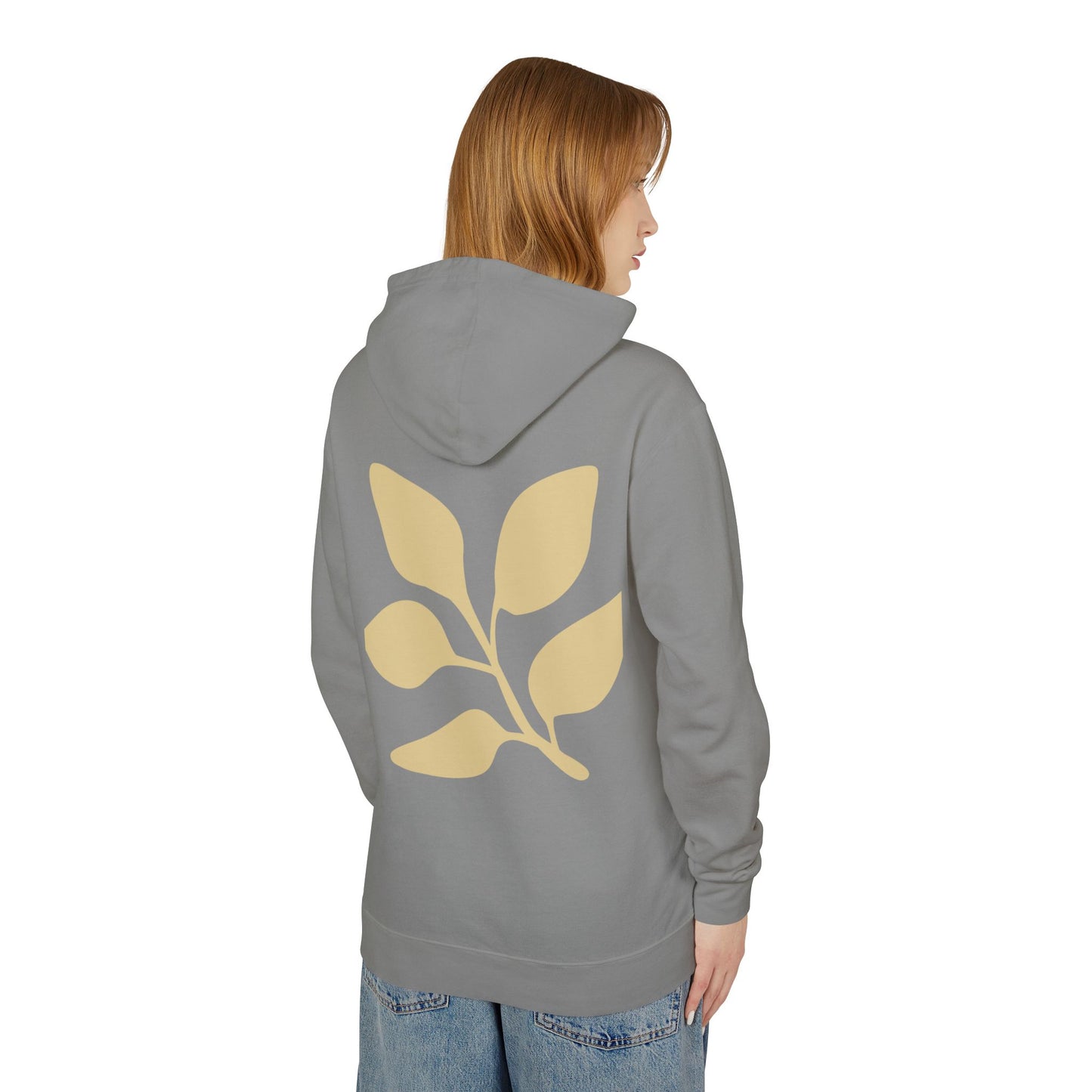 Foliage Unisex Lightweight Hooded Sweatshirt - Nature-Inspired Comfort for All Seasons