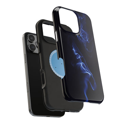 Elegant Smoke Design Magnetic Tough Cases for iPhone - Stylish Protection