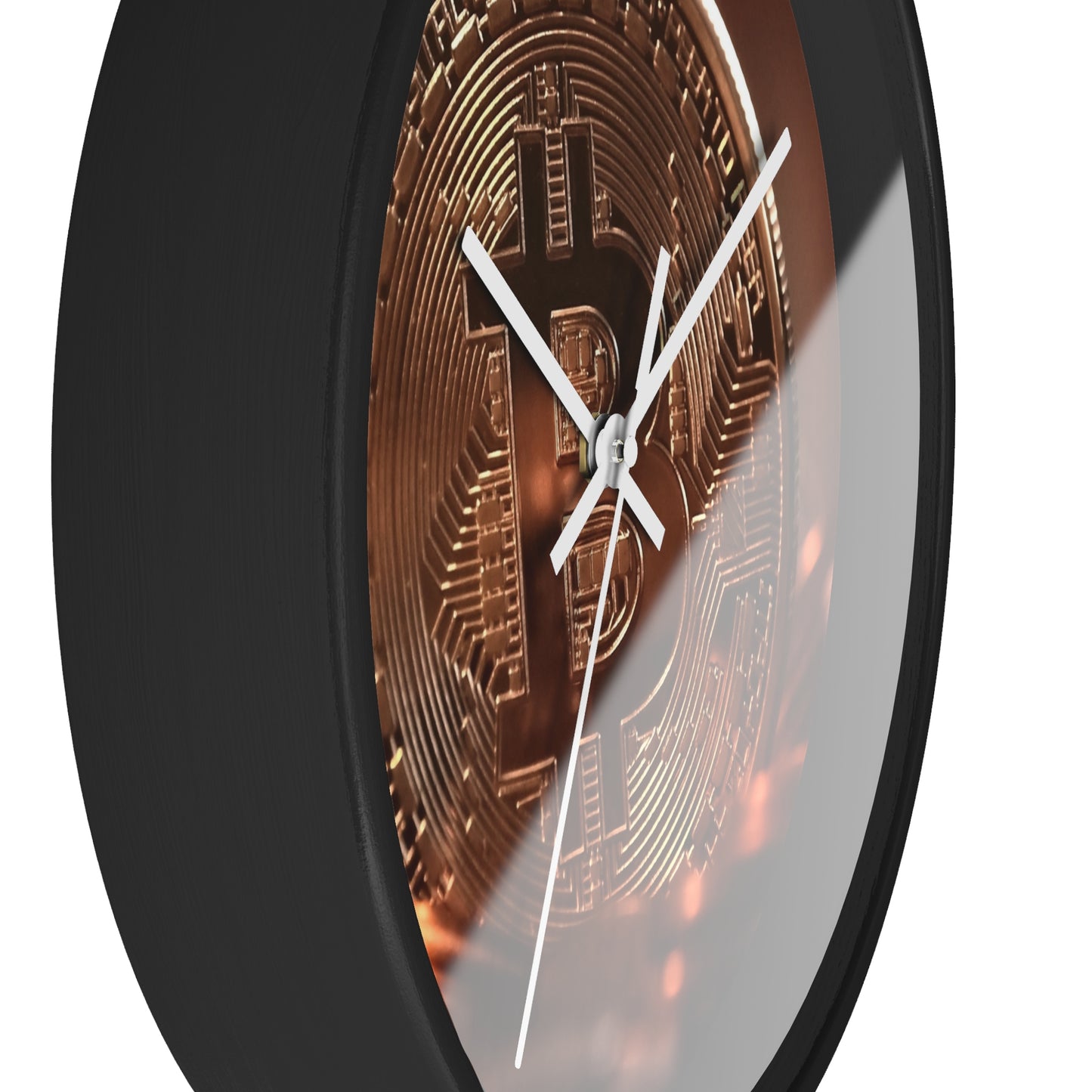 Bitcoin Wall Clock - Stylish Cryptocurrency Decor for Tech Lovers