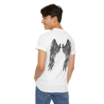 Be Brave Fly High Unisex Heavy Cotton Tee with Wings