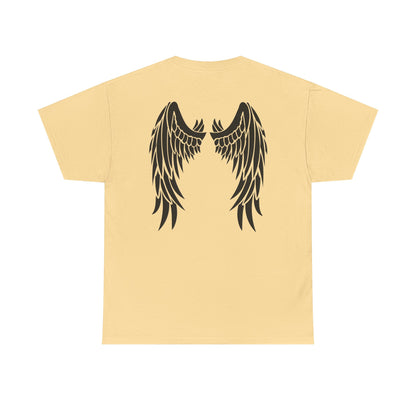 Be Brave Fly High Unisex Heavy Cotton Tee with Wings