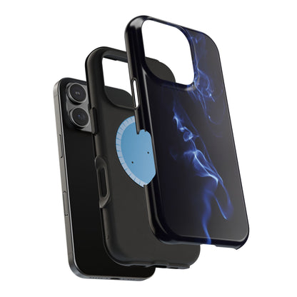 Elegant Smoke Design Magnetic Tough Cases for iPhone - Stylish Protection