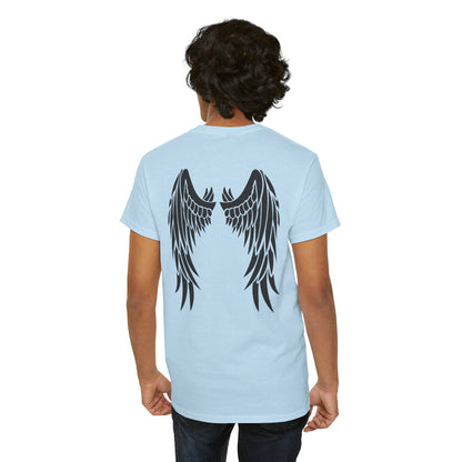 Be Brave Fly High Unisex Heavy Cotton Tee with Wings