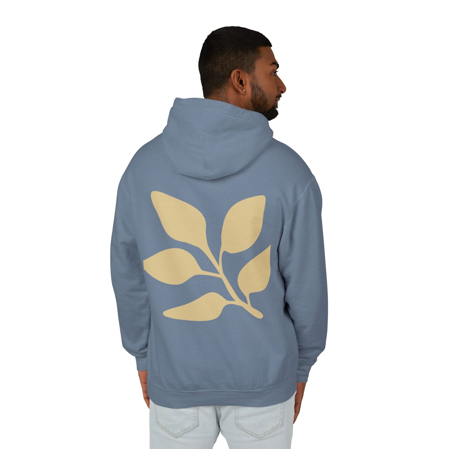 Foliage Unisex Lightweight Hooded Sweatshirt - Nature-Inspired Comfort for All Seasons