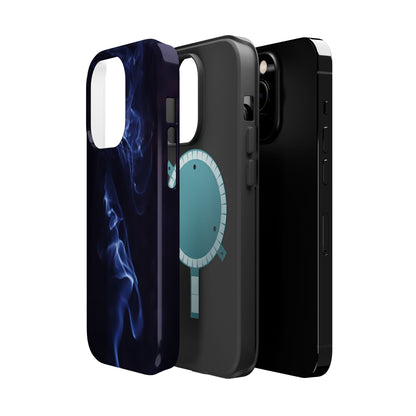 Elegant Smoke Design Magnetic Tough Cases for iPhone - Stylish Protection