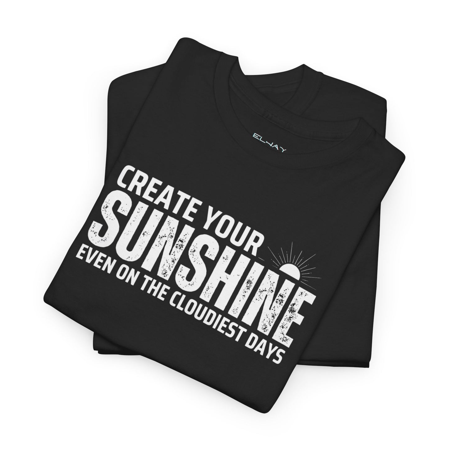 Create Your Sunshine Unisex Heavy Cotton Tee - Motivational Graphic T-Shirt