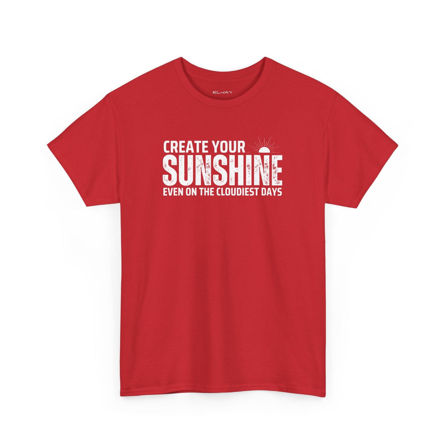 Create Your Sunshine Unisex Heavy Cotton Tee - Motivational Graphic T-Shirt