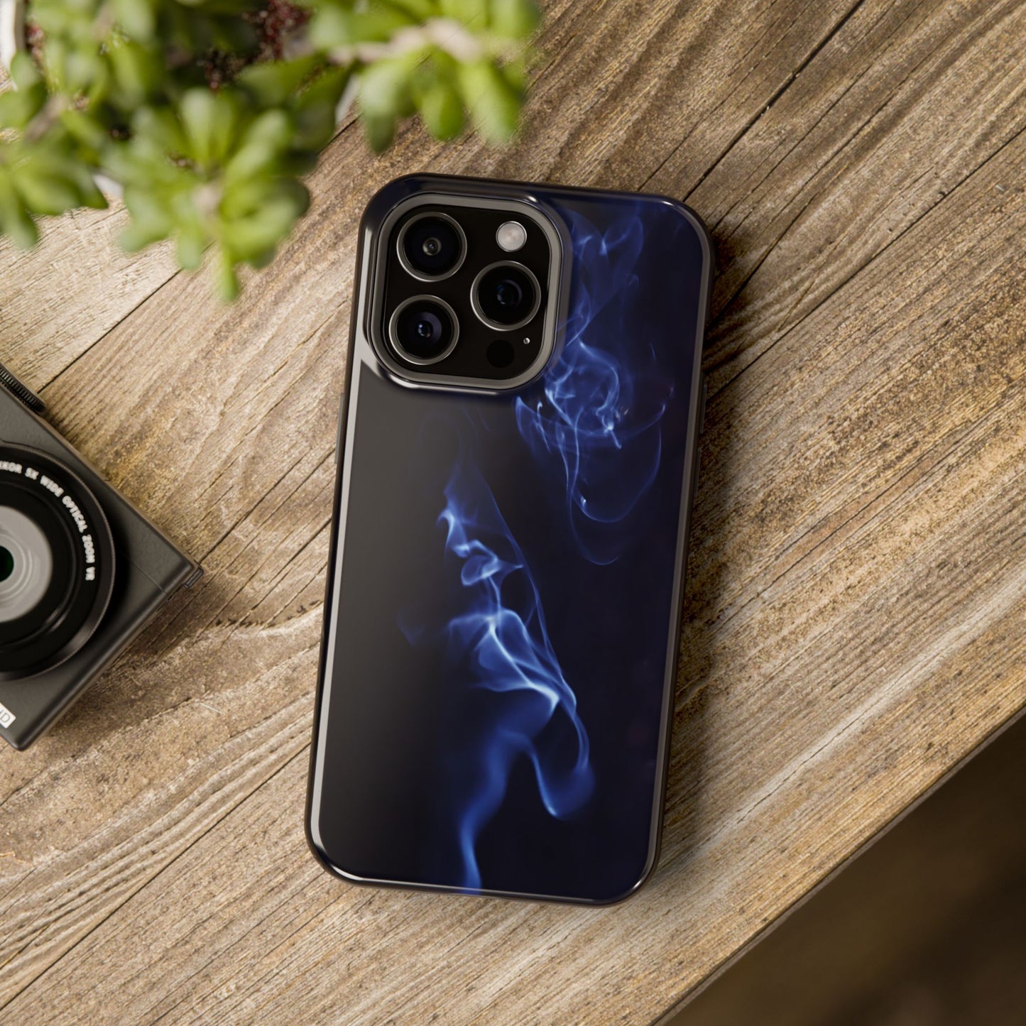 Elegant Smoke Design Magnetic Tough Cases for iPhone - Stylish Protection