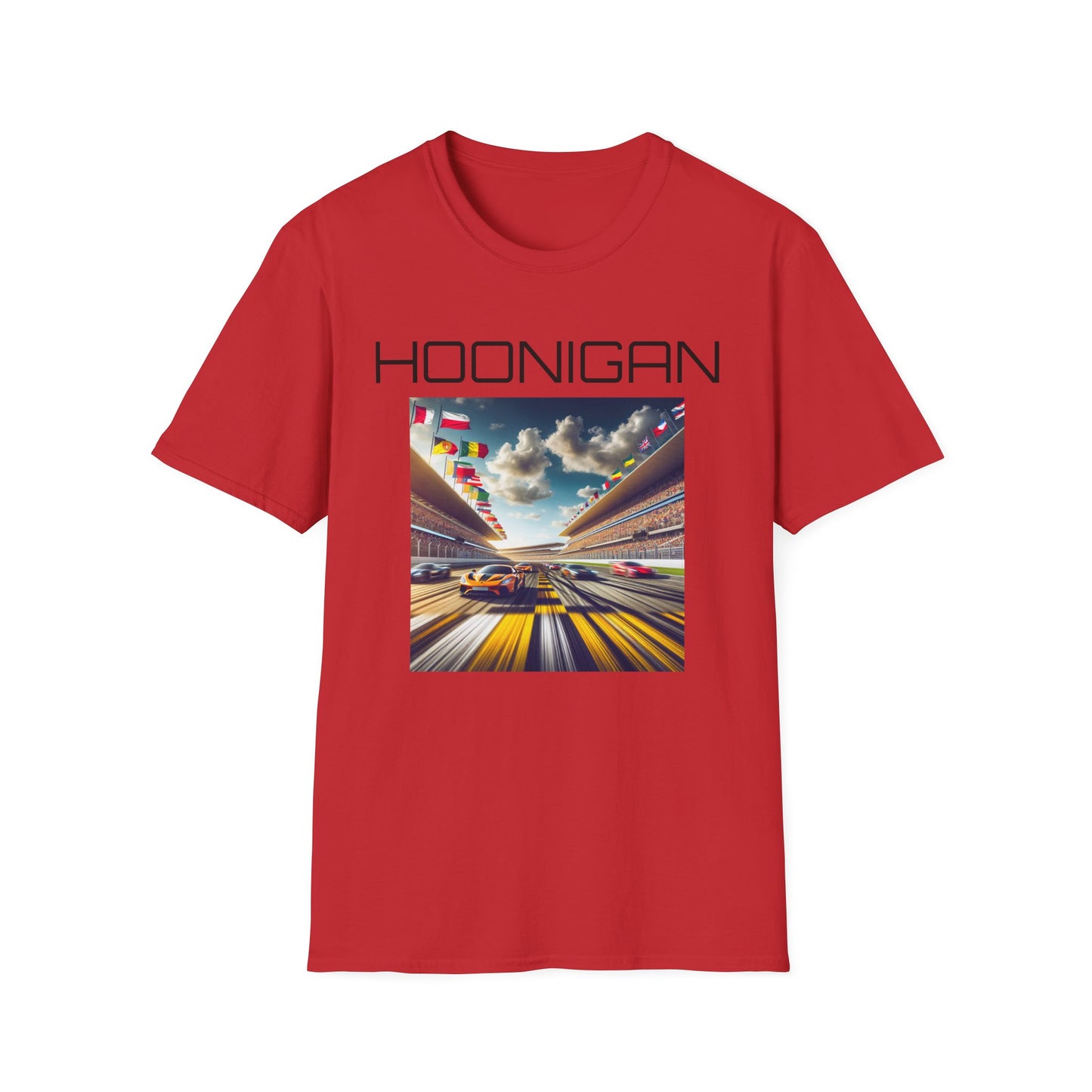 Hoonigan Racing Unisex Softstyle T-Shirt - Cool and Stylish Graphic Tee for Car Enthusiasts