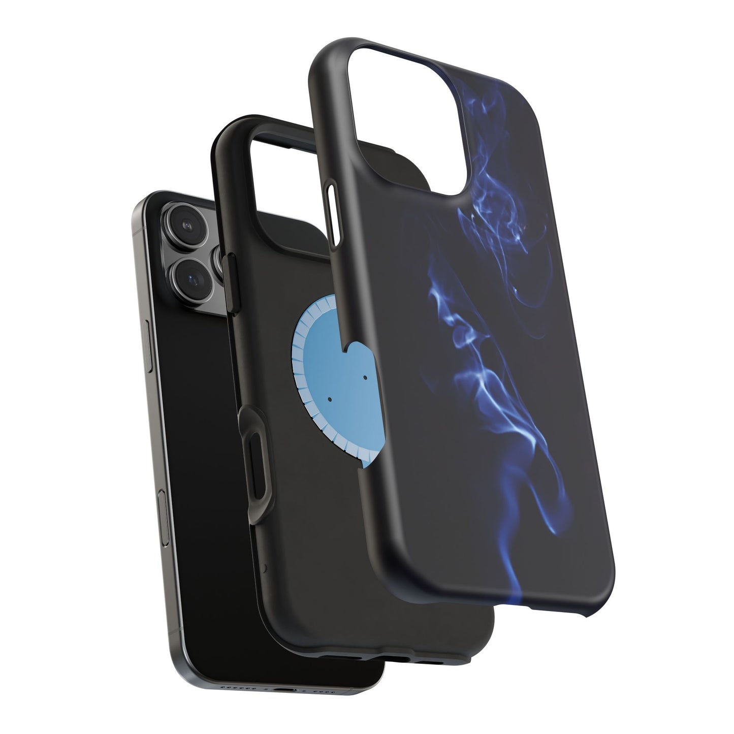 Elegant Smoke Design Magnetic Tough Cases for iPhone - Stylish Protection