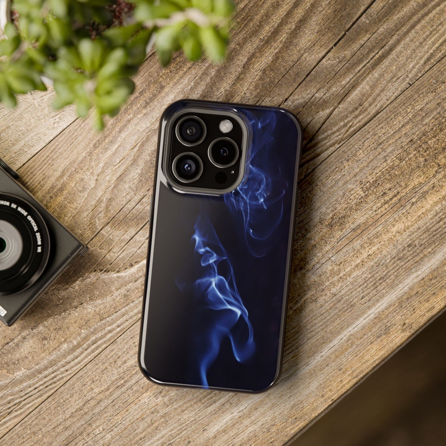 Elegant Smoke Design Magnetic Tough Cases for iPhone - Stylish Protection