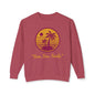 Unisex Lightweight Crewneck Sweatshirt - "Sun, Sea, Smile" Tropical Vibes