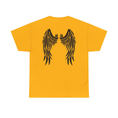 Be Brave Fly High Unisex Heavy Cotton Tee with Wings