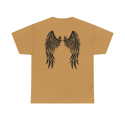 Be Brave Fly High Unisex Heavy Cotton Tee with Wings