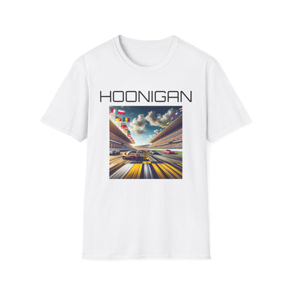 Hoonigan Racing Unisex Softstyle T-Shirt - Cool and Stylish Graphic Tee for Car Enthusiasts