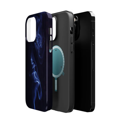 Elegant Smoke Design Magnetic Tough Cases for iPhone - Stylish Protection