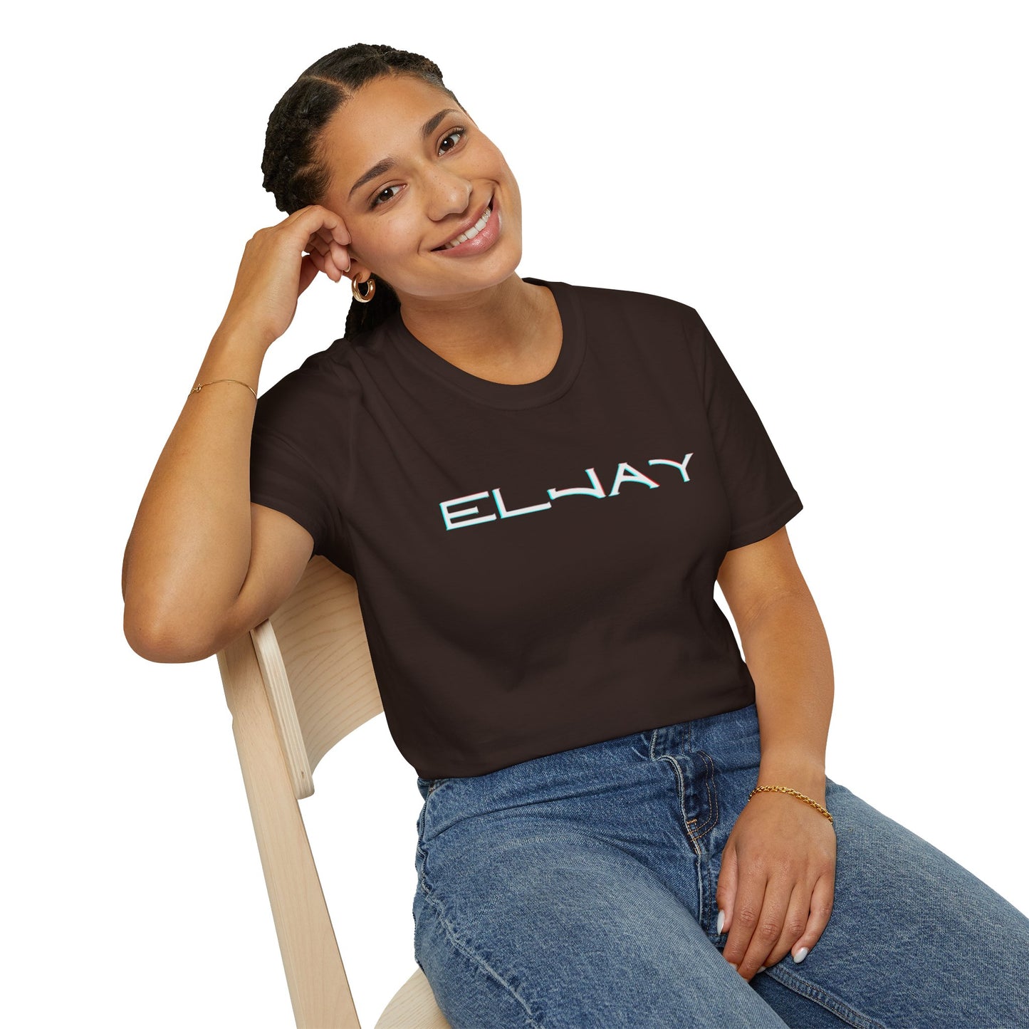 Trendy Unisex Softstyle T-Shirt with 'ELWAY' Graphic - Perfect for Casual Wear and Gifts