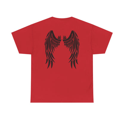 Be Brave Fly High Unisex Heavy Cotton Tee with Wings