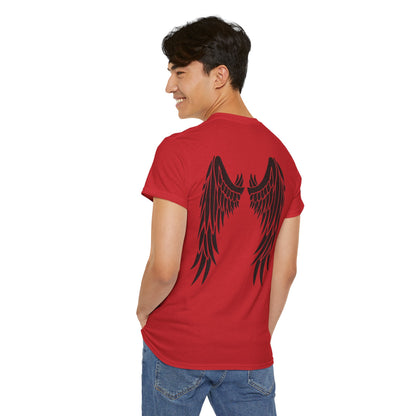 Be Brave Fly High Unisex Heavy Cotton Tee with Wings