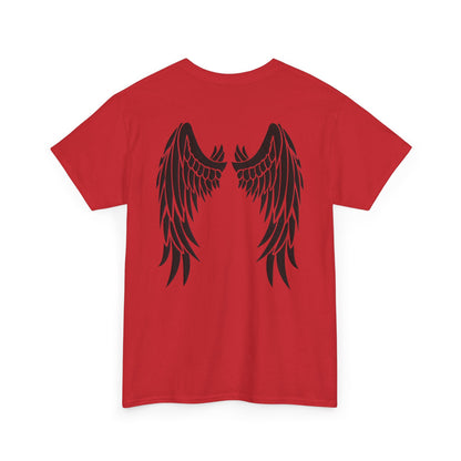 Be Brave Fly High Unisex Heavy Cotton Tee with Wings